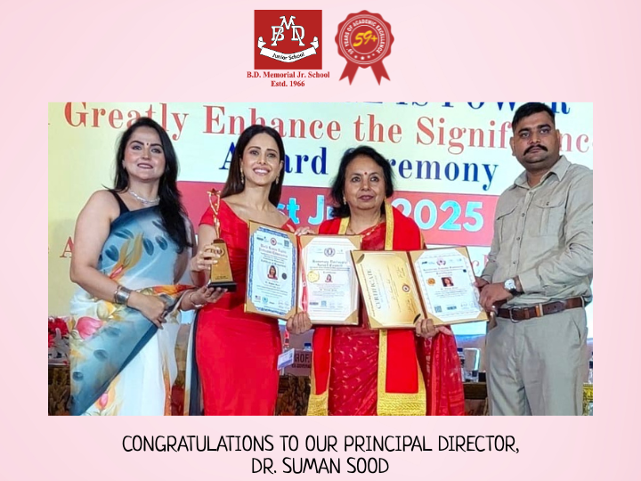 Congratulations to our Principal Director, Dr. Suman Sood